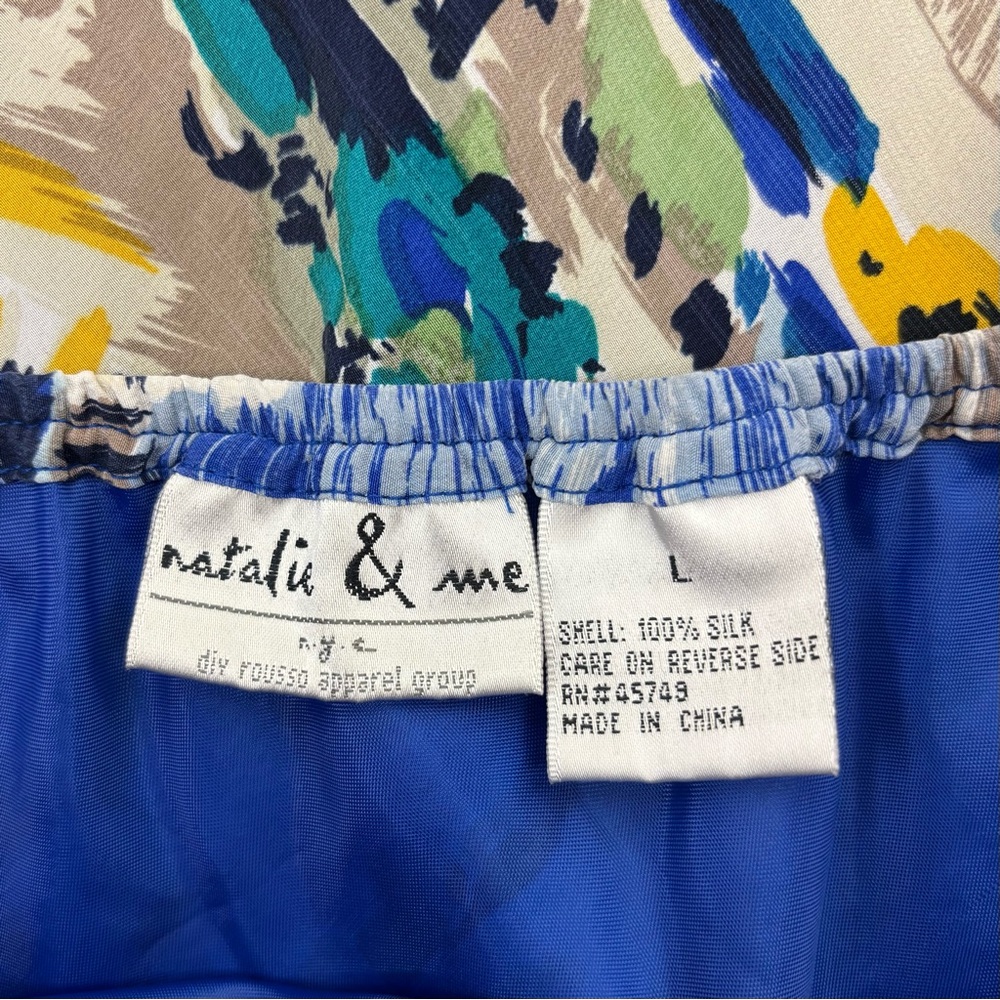 Natalie & Me Silk Maxi Skirt View 4